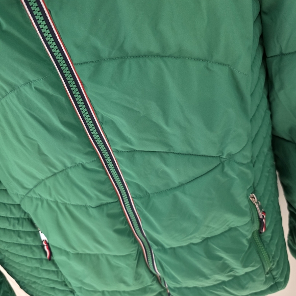Tommy Hilfiger Women's Green Puffer Jacket - Picture 15 of 16